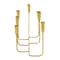 CosmoLiving by Cosmopolitan 10'' Gold Iron Contemporary Candlesticks Holder